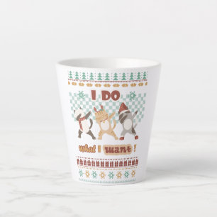 Funny Dabbing Cat - Ich tue, was ich Gewollt habe Milchtasse