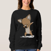 Funny Dabbing Chihuahua Sweatshirt (Vorderseite)