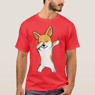 Funny Dabbing Corgi Hund Dab Dance T - Shirt