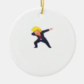 Funny Dabbing Design Classic Keramik Ornament (Vorne)