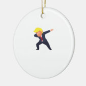 Funny Dabbing Design Classic Keramik Ornament (Links)