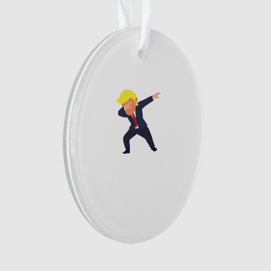Funny Dabbing Design Classic Ornament (Vorderseite)