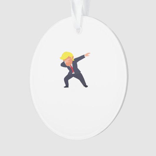 Funny Dabbing Design Classic Ornament (Vorderseite)