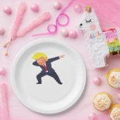 Funny Dabbing Design Classic Pappteller (Party)