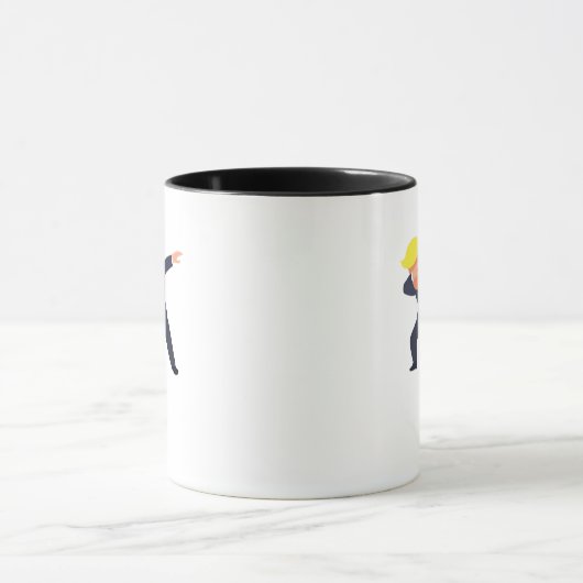 Funny Dabbing Design Classic Tasse (Zentrum)