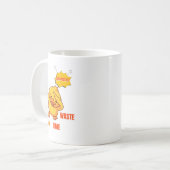 Funny Dabbing Duck Mug | "Don't Waste My Time" Sar Kaffeetasse (Vorderseite Links)