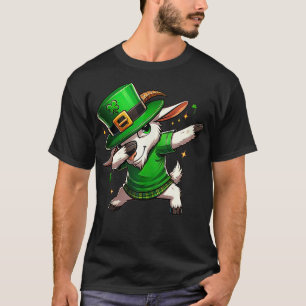Funny Dabbing GOAT St Patricks Day Boys Girls Dab T-Shirt