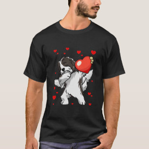 Funny Dabbing Havanese Hund Herz Valentinstag G T-Shirt