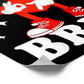 Funny Dabbing Heart Bruh 67 Meme Valentine's Day  Poster (Ecke)