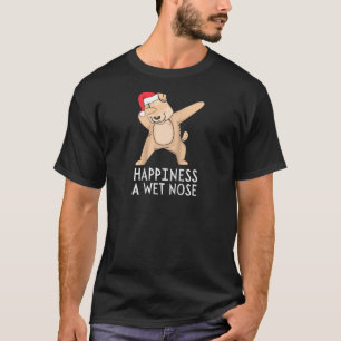 Funny Dabbing Hund lange Zitate Glück A Nass Nr. T-Shirt