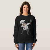 Funny Dabbing Koch TShirt Dab Koch Vater Geschenk (Vorne ganz)
