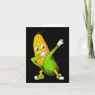 Funny Dabbing Mais Geschenk Niedlich Tanzende Baue Karte