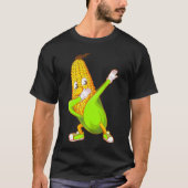 Funny Dabbing Mais Niedlich Dancing Bauern.png T-Shirt (Vorderseite)
