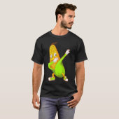 Funny Dabbing Mais Niedlich Dancing Bauern.png T-Shirt (Vorne ganz)