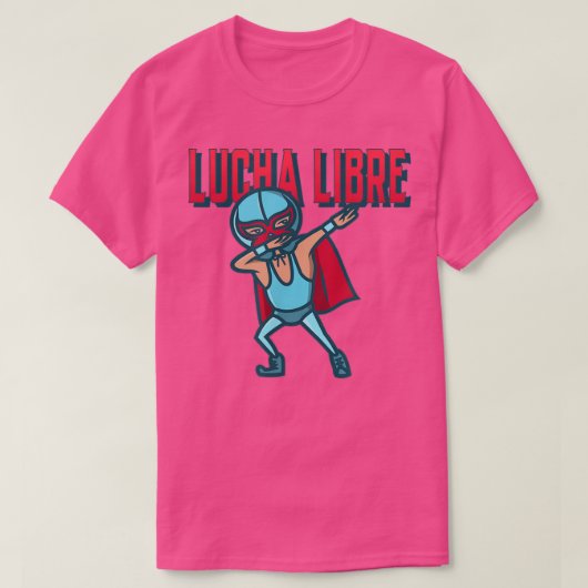 Funny Dabbing Meican Wrestler Luchador Lucha Libre T-Shirt (Design vorne)