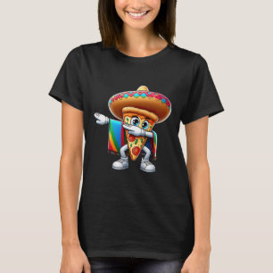 Funny Dabbing Mexikos Pizza Dance Food Lover Gradu T-Shirt
