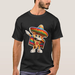 Funny Dabbing Mexikos Pizza Dance Food Lover Gradu T-Shirt
