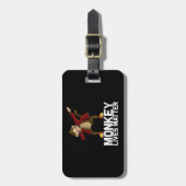 Funny Dabbing Monkey Gepäckanhänger (Vorderseite vertikal)