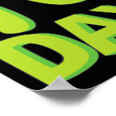 Funny Dabbing Pi Day Party Poster (Ecke)