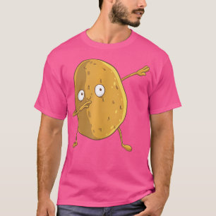 Funny Dabbing Potato Geschenk Coole Tanzgespinste T-Shirt