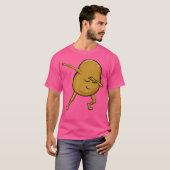 Funny Dabbing Potato Geschenk Coole Tanzgespinste T-Shirt (Vorne ganz)