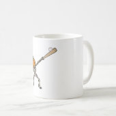 Funny Dabbing Pumpkin Head Baseball Geschenk Idee Kaffeetasse (VorderseiteRechts)