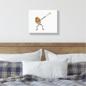 Funny Dabbing Pumpkin Head Baseball Geschenk Idee Leinwanddruck (Insitu (Schlafzimmer))