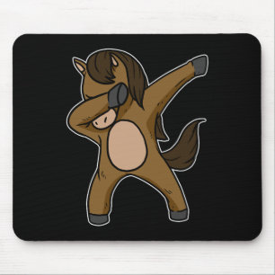 Funny Dabbing Reiten Tanz Reiten Horseck Lover Mousepad