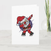 Funny Dabbing Santa Claus Karte (Vorderseite)