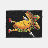 Funny Dabbing Taco Cinco De Mayo Kinder Junge Männ Fleecedecke (Vorderseite (Horizontal))