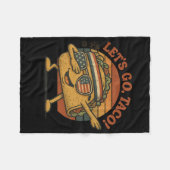 Funny Dabbing Taco Let's Go Taco 4. Juli Männer W Fleecedecke (Vorderseite (Horizontal))