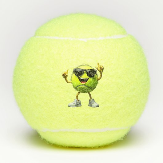 Funny Dabbing Tennis Ball Sportler (Vorderseite)