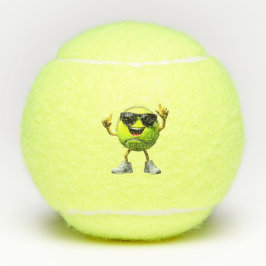 Funny Dabbing Tennis Ball Sportler