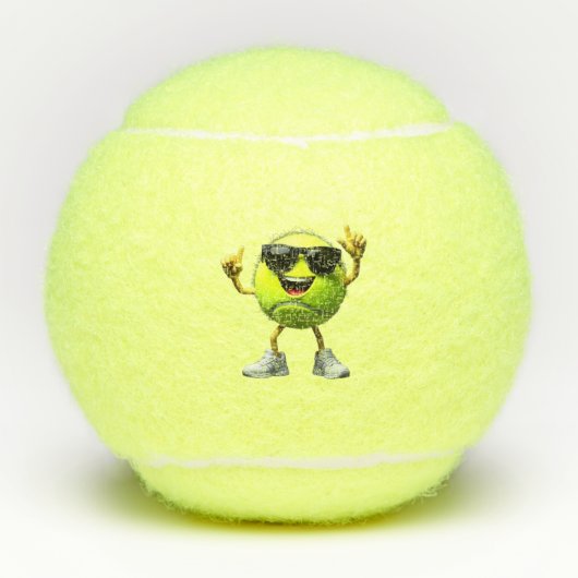 Funny Dabbing Tennis Ball Sportler (Vorderseite)