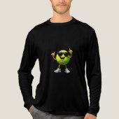 Funny Dabbing Tennis Ball Sportler Tri-Blend Shirt (Vorderseite)