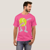 Funny Dabbing Tennis Ball T-Shirt (Vorne ganz)