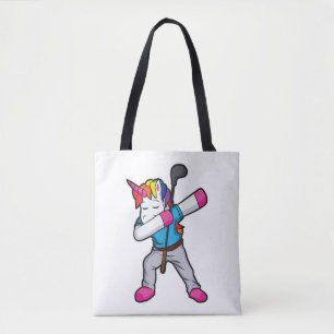 Funny Dabbing Unicorn Golfer Geschenk Golf Tasche