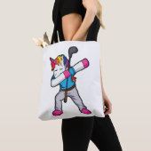 Funny Dabbing Unicorn Golfer Geschenk Golf Tasche (Von Nahem)