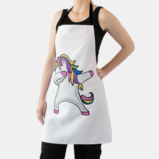 Funny Dabbing Unicorn Schürze (InSitu)