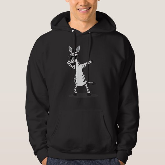 Funny Dabbing Zebra Top für Tierfreunde (Vorderseite)