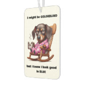 FUNNY DACHSHUND  AUTOLUFTERFRISCHER (Links)