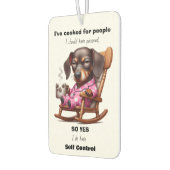 FUNNY DACHSHUND  AUTOLUFTERFRISCHER (Links)