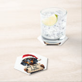 Funny Dachshund Christmas Dear Santa I Can Explain Untersetzer (Vor Ort)