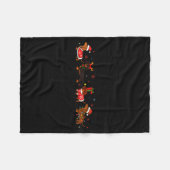 Funny Dachshund Christmas Weenie Dog Lover Cute Me Fleecedecke (Vorderseite (Horizontal))