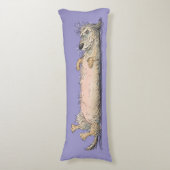 Funny Dachshund Dog Body Pillow Seitenschläferkissen (Vorderseite Vertikal)