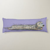 Funny Dachshund Dog Body Pillow Seitenschläferkissen (Rückseite)