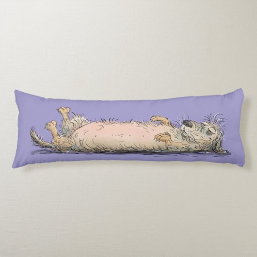 Funny Dachshund Dog Body Pillow Seitenschläferkissen (Vorderseite)