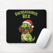 Funny Dachshund Dog T-rex Costume Christmas Kids B Mousepad (Mit Mouse)