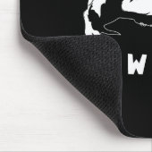 Funny Dachshund Low Life Shirt  Mousepad (Ecke)