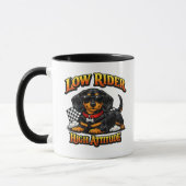 Funny Dachshund Low Rider, High Attitude Tasse (Links)
